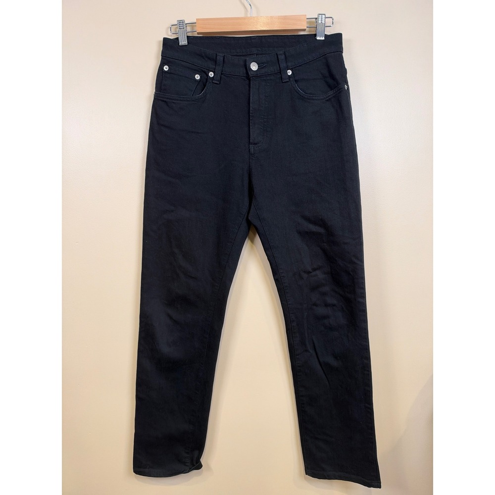 Edwin International Basic Japanese Denim Jeans Mens 30x32 Black Straight Leg